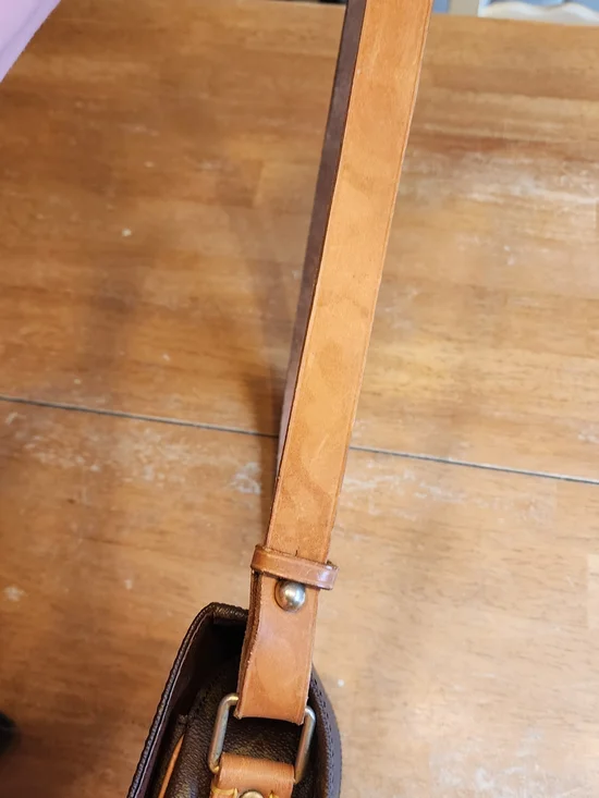 Louis Vuitton Cartouchiere Shoulder Bag MM Brown Leather - Picture 6 of 16